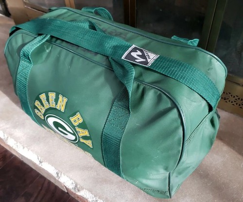 Vintage GREEN BAY PACKERS NFL Football Team Duffel Gym School Bag Backpack Vtg - Picture 3 of 12