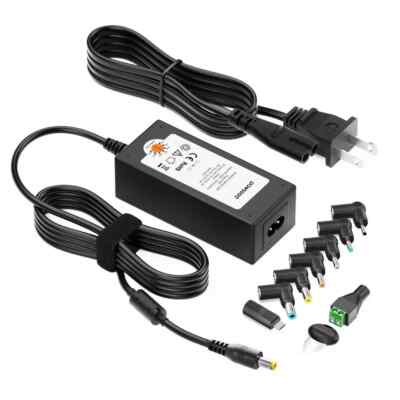 POWSEED Universal 45W 5V 6V 7.5V 9V 12V 13.5V 15V AC DC Power Adapter for Hou...