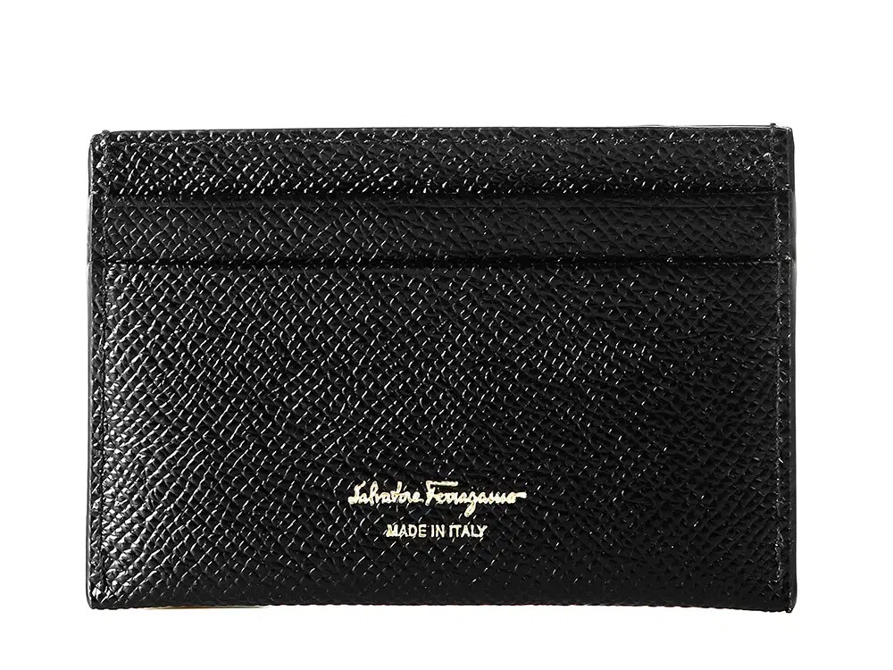 ★FERRAGAMO★ Gancini Card Holder Black 660371741376 6603717 Ferragamo Gancini Card Holder Black | eBay