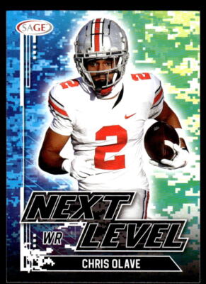 Chris Olave 2022 Sage Low Series # 69 Next Level Ohio State University