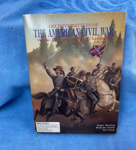 Vintage Battles of American Civil War IBM/Tandy Game Atari Commodore - Afbeelding 1 van 8
