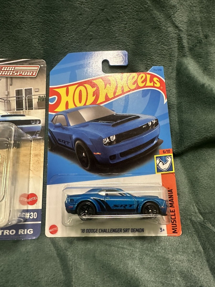 Hotwheels Team Transport 18 Dodge Challenger Srt Demon & Dodge