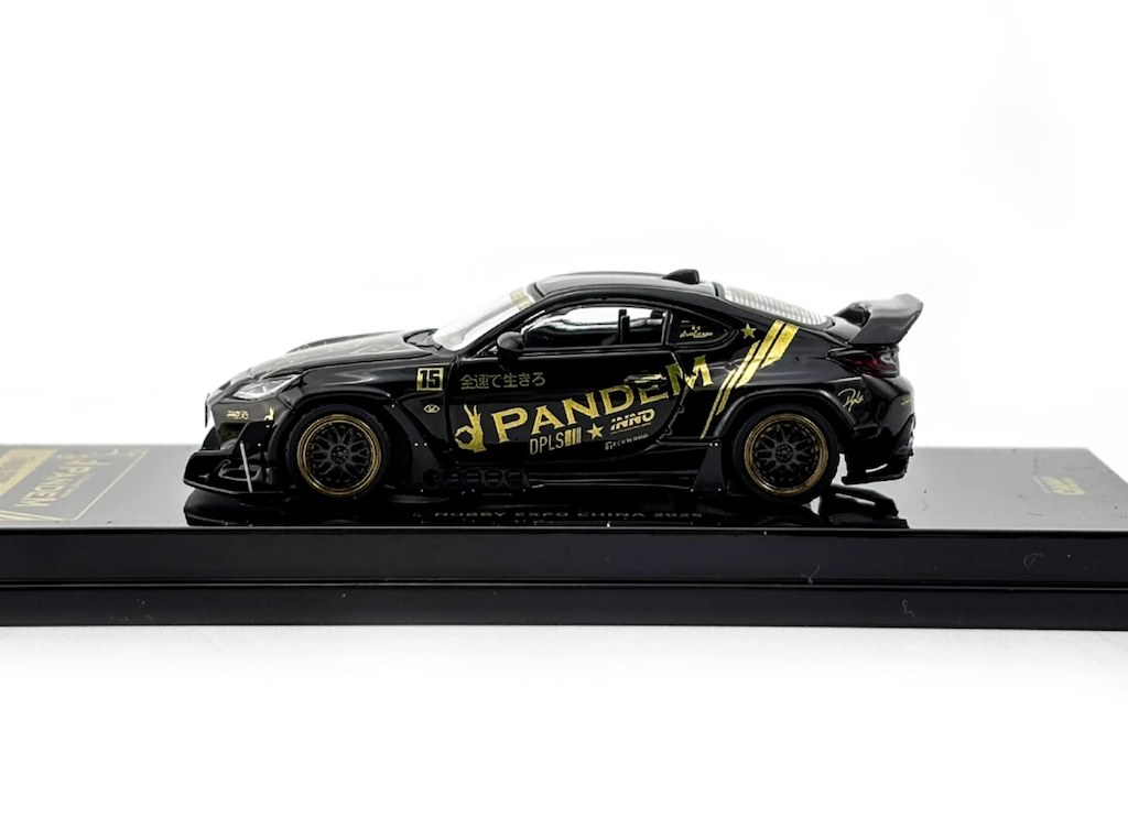 INNO 1:64 HEC Black GR86 Pandem Racing Sports Model Diecast
