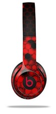 Skin Beats Solo 2 3 HEX Red Wireless Headphones NOT INCLUDED