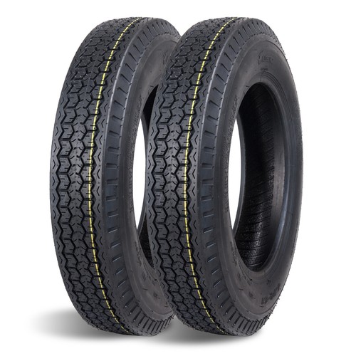 Set 2 4.80-12 Trailer Tires 4.80x12 4.8-12 4.8x12 Replacement 6Ply Load Range C - Picture 1 of 7
