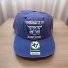 '47 Brand Captain Kentucky Wildcats Royal Dusted Double Retro Snapback Hat/Cap