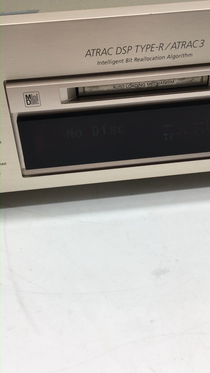 SONY MDS-JB940 MiniDisc Deck Player Silver Working Tested w