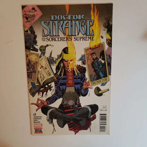 DOCTOR STRANGE SORCERERS SUPREME #3 (MARVEL 2017) 1ST KUSHALA COVER DEMON RIDER
