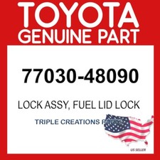 Toyota Genuine 7703048090 Lock Assy Fuel Lid 77030-48090 OEM