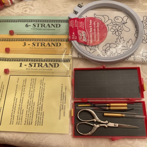 Igolochkoy Original Russian Punch Needle Embroidery Set Hoop Safe