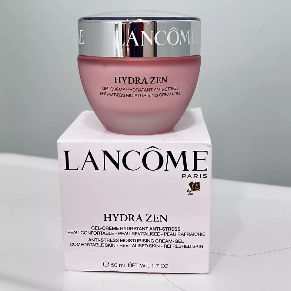 Novo Creme Gel Hidratante Feminino Antiestresse Lancome Hydra Zen ~Tamanho Completo 1,7 oz - Imagem 2 de 4