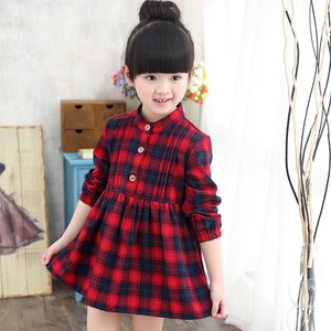 long sleeve plaid dress