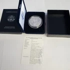 2000 P PROOF AMERICAN SILVER EAGLE COIN W/ ORIGINAL BOXES AND COA