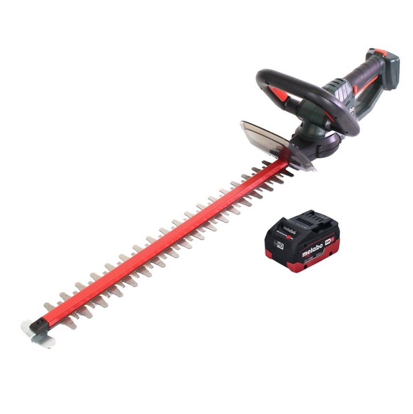 Metabo Hs 18 Ltx 45 Akku Heckenschere 18 V 43 Cm + 1X Akku 5,5 Ah - Ohne Lader-image