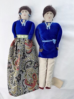 Indianer Indianer Stoff handgefertigte Puppen - Junge & Mädchen - 10 Zoll