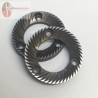 Grinding Burrs (pair),64x38x9 Lh, Nuova Simonelli Mds-mdsa,Rossi Rr45-rr55-rr65