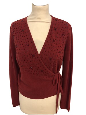 Pianoforte di MaxMara Wickelpullover Gr.: S * 100 % Original