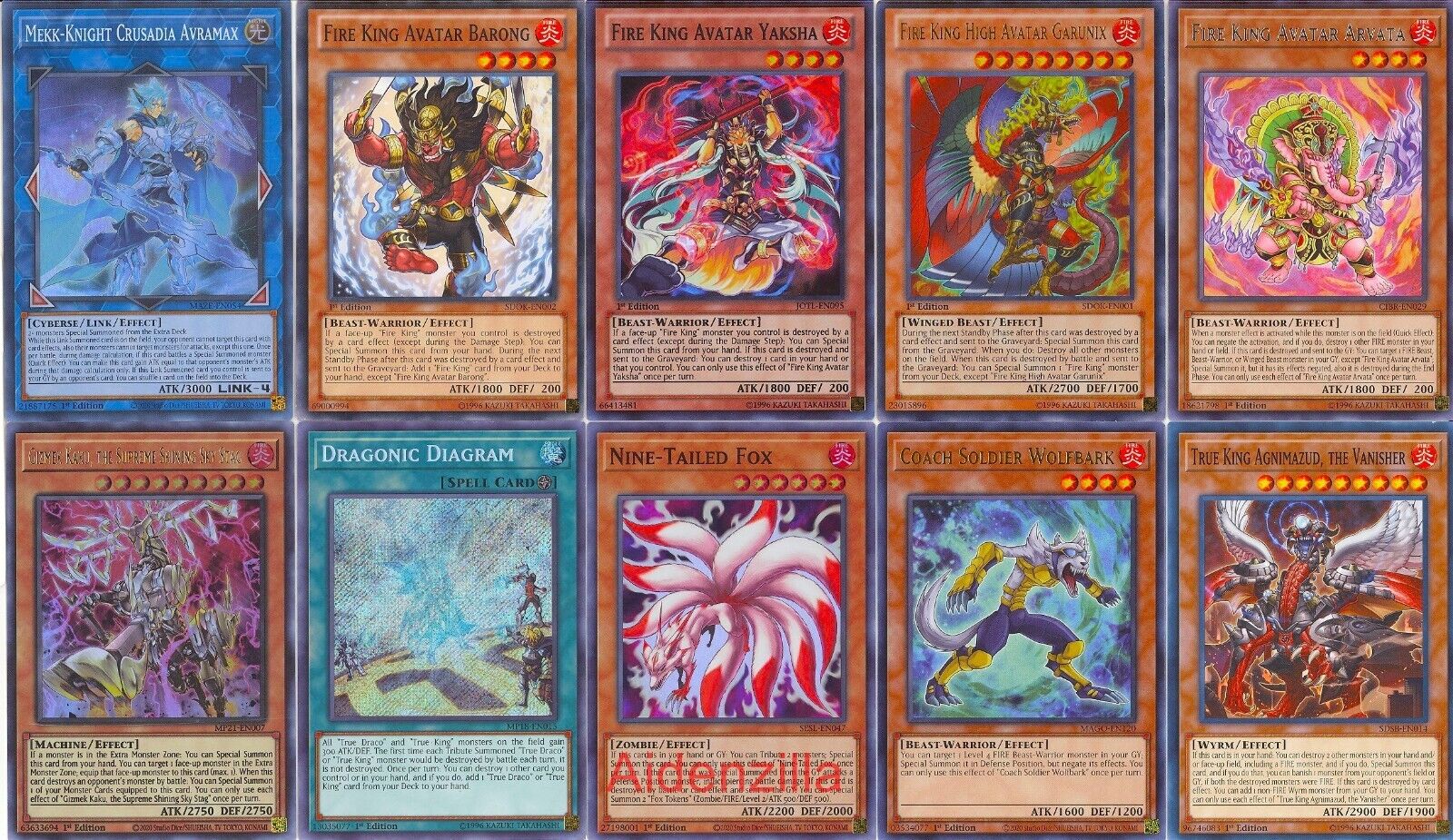 Yu-Gi-Oh! Top 4 Fire Kings Deck Profile! 