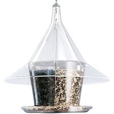 Arundale Sky Cafe Squirrel-Proof Bird Feeder with Dividers, 1.5 Gallon Capacity