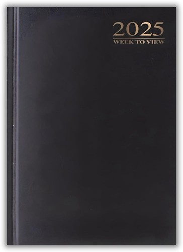 2025 A4 Diary Week to View Desk Diary Hard Backed Diary - Picture 15 of 40