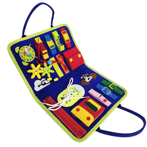 Toddler Busy Board Basic Life Skills Learning Early Educational Activity liDEJ*