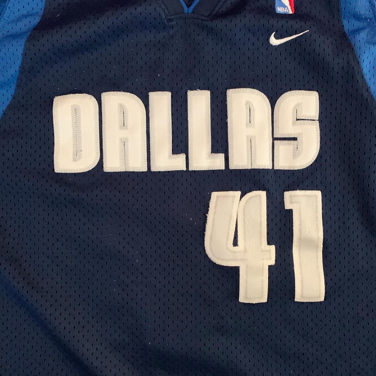 MEN'S NBA DALLAS MAVERICKS DIRK NOWITZKI #41 JERSEY-XL