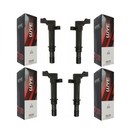 Set 4 X Ignition Coil For Jeep Grand Cherokee Wj Wk 99-08 Commander 06-08 4.7L