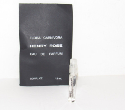 Henry Rose FLORA CARNIVORA Eau de Parfum 0.05 Oz Sample Perfume Clean Beauty