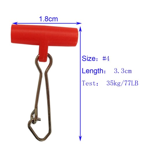 40 Angelschnur Sinker Rutsche drehbar hochfest Sinker Schieberegler Snap Clip Tackle - Bild 16 von 33