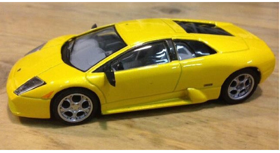 1:43 Lamborghini Murcielago by Ex Mag in Yellow EF05 Model Car