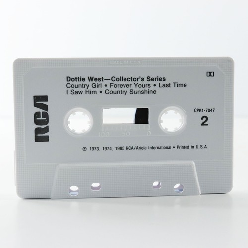 Collector's Series by Dottie West (Cassette Tape, 1985, RCA) TESTED CPK1-7047 - Picture 4 of 6
