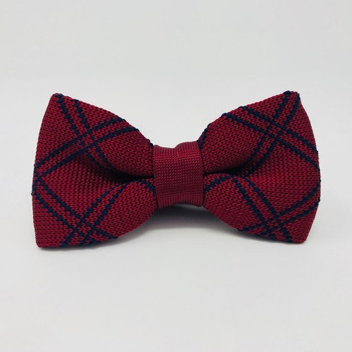 Corbata de moño ajustable de punto clásico para hombre preatada - Imagen 14 de 16