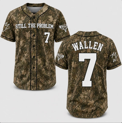 Morgan Wallen Still The Problem Tour 2026 Baseball Jersey - Country Music Fans