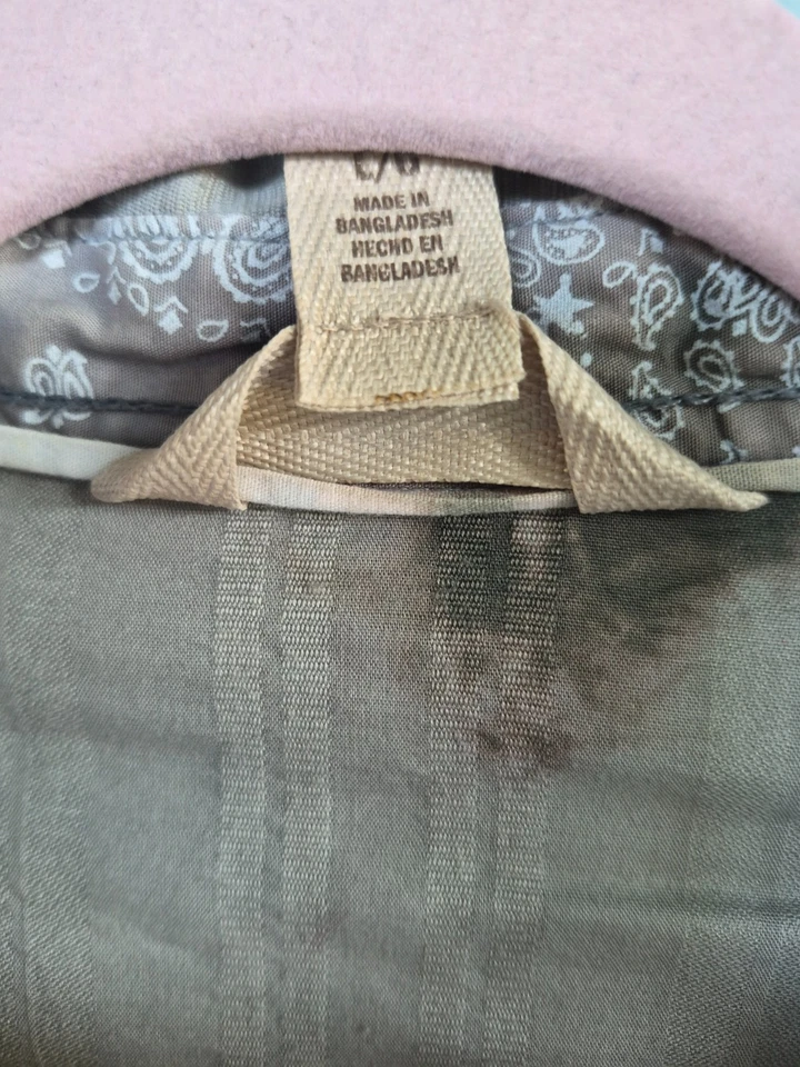 Camisa Western Para Hombres Decree Neutral Tie-dye Plateada y Gris Grande L/S Bordada Foto 3 de 4