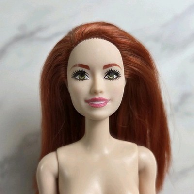 Barbie Redhead Fashionista Doll Nude Sold For Restyling Or Ooak