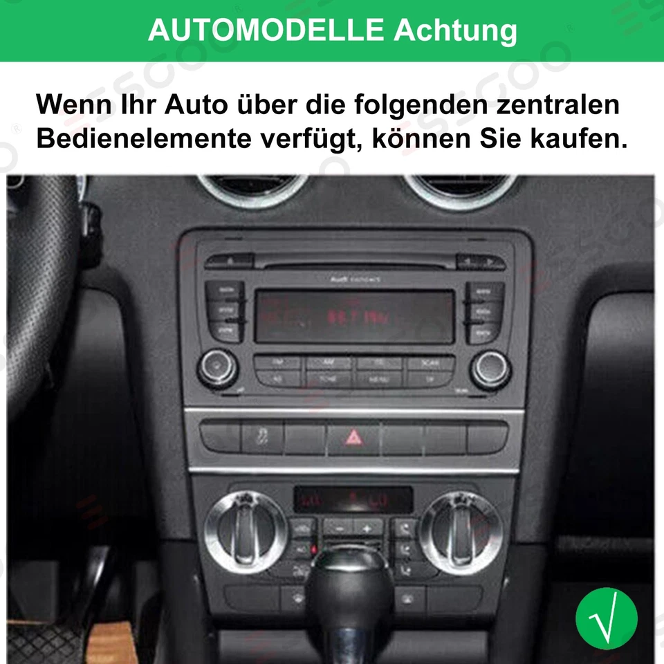 7" IPS Stereo +KAM Für Audi A3 S3 RS3 8P Carplay Autoradio Android14 GPS Nav USB - Bild 4 von 4