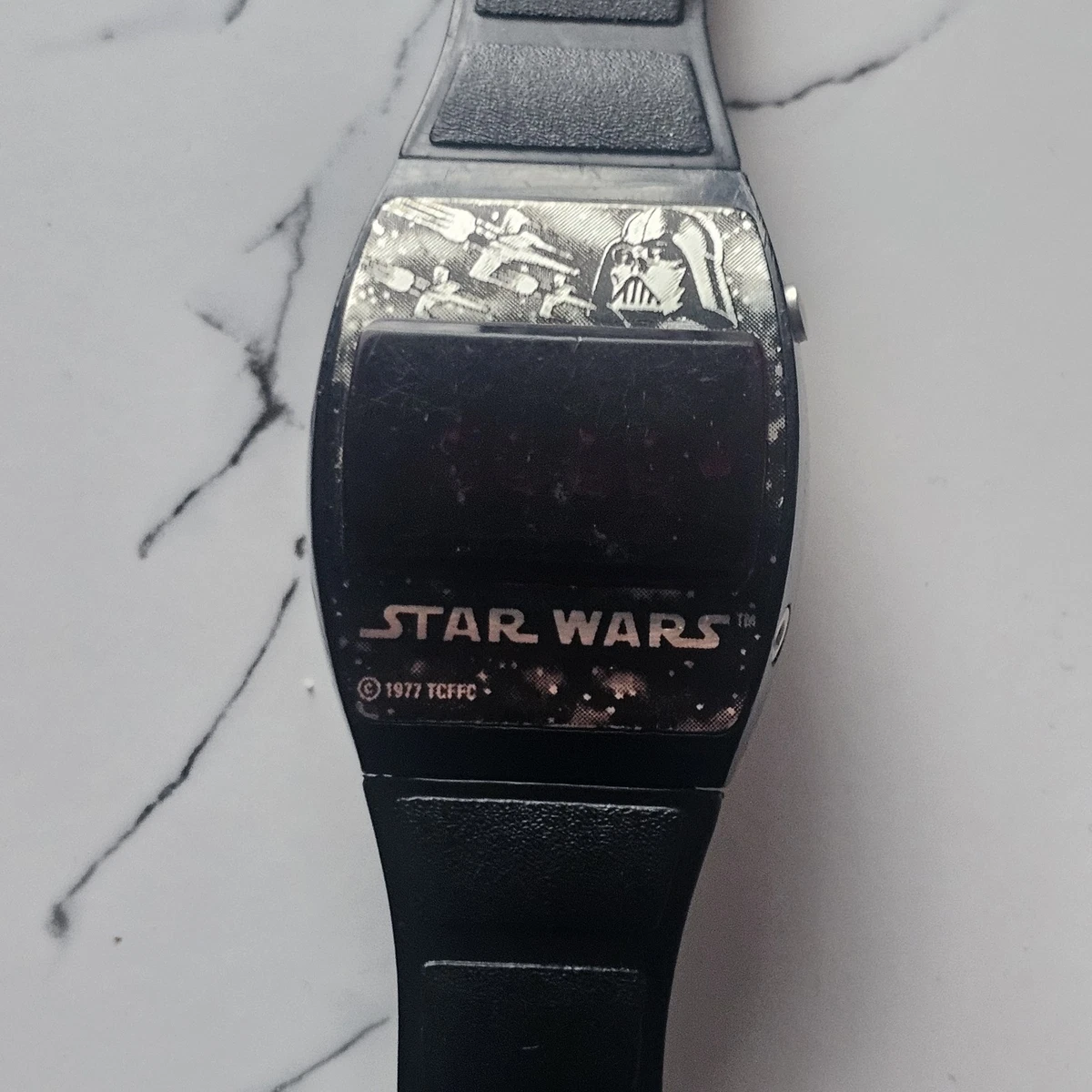 Texas Instruments Model 401 Men\'s LED Watch Leather Belt Strap ~ Parts / Repair Watch Band Repair & Replacement - watchrepairsusa.com main image 2