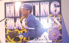 1994 Ultra Rare Upper Deck Hitting Machines Roberto Alomar Baseball Card