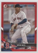 2018 Bowman Draft Red 3/5 Bryan Mata #BD-172 1dm4