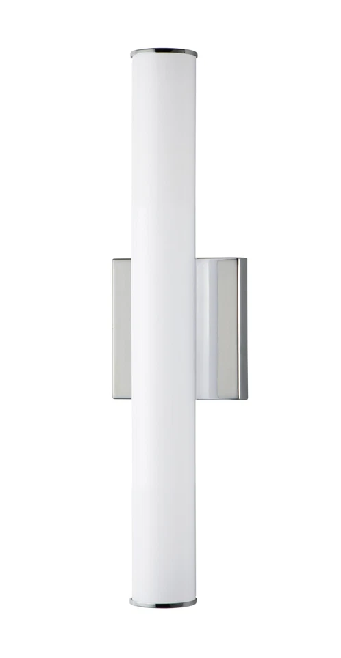 Luz tocador baño riel LED 18" en cromo pulido Foto 2 de 2