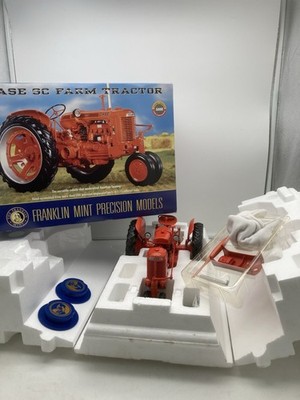Franklin Mint Precision Models Case SC Farm Tractor 1:12 Scale Die Cast w/ Box