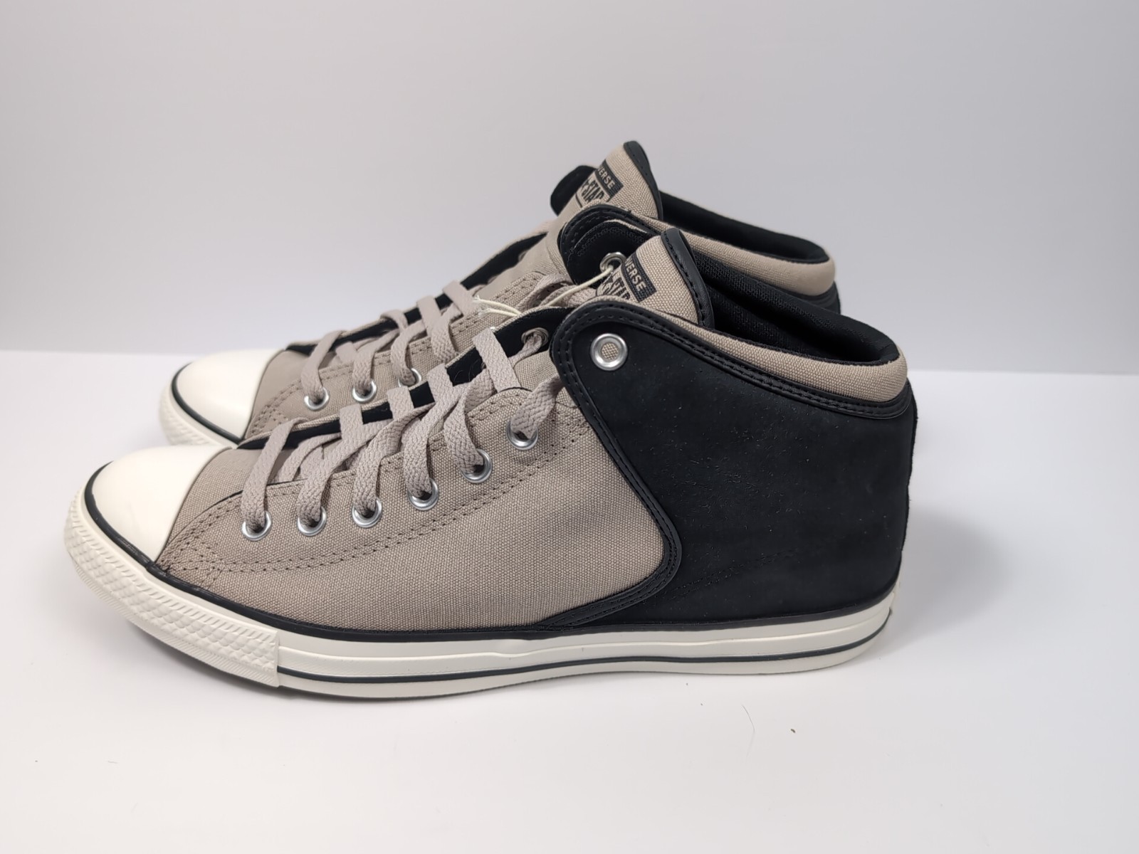 Men's Converse Sneakers 11.5 Chuck Taylor Black/Papyrus Mid Top CTAS High Street thumbnail 5
