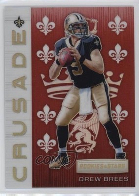 2018 Panini Rookies & Stars Crusade Red 77/99 Drew Brees #CRU-30 HOF 0zg4