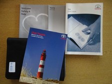 GENUINE TOYOTA YARIS 2009-2011 OWNERS MANUAL HANDBOOK WALLET PACK H-653