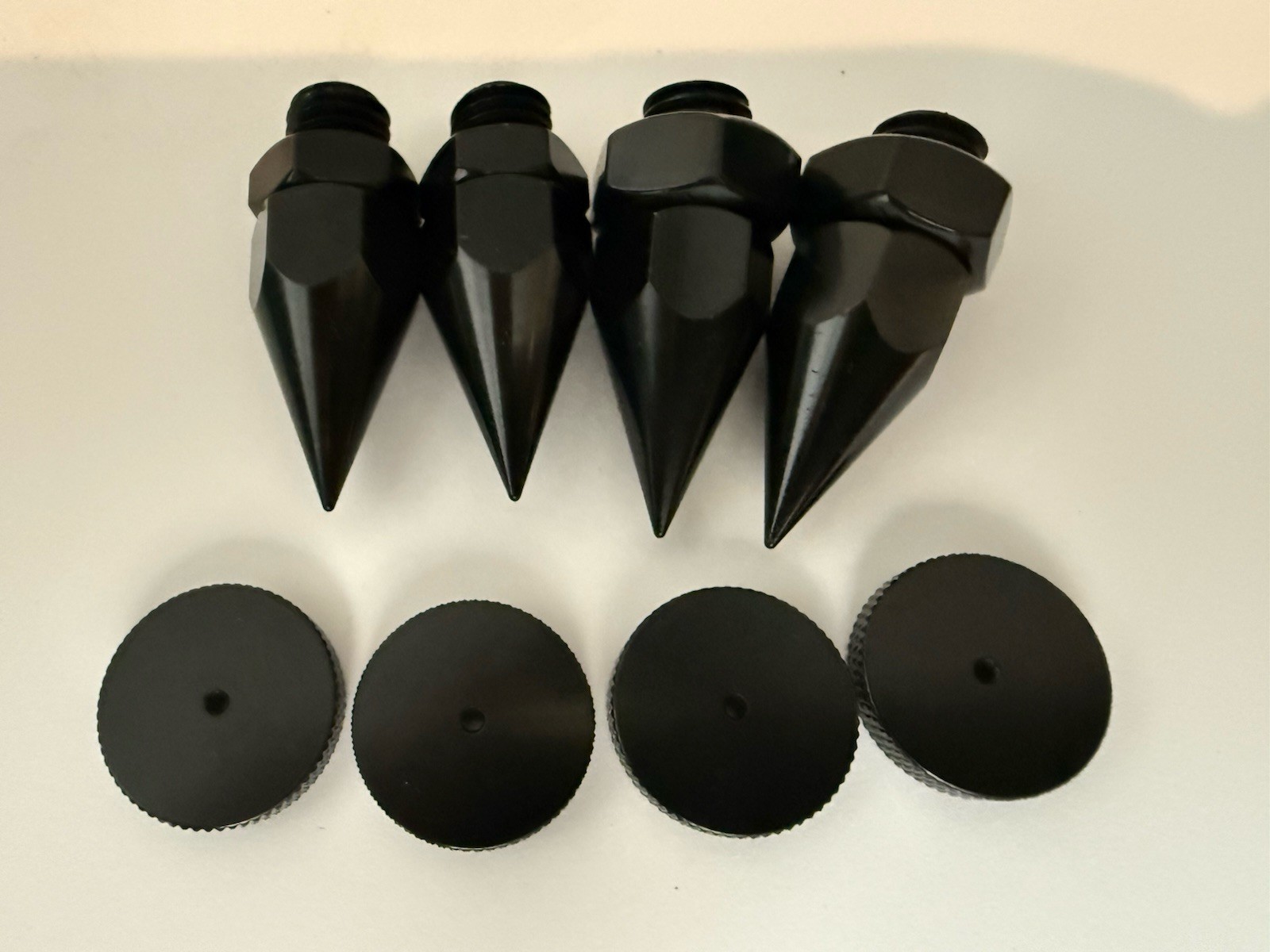 Rack Spike, Set Of 4 Pieces W/pads  Brand New