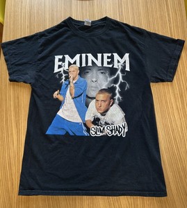 00's Eminem ツアー Tシャツ Dr. Dre ビンテージ Vintage 2000 EMINEM T-shirt S / m Rap Hip Hop 90s Dr Dre Y2K