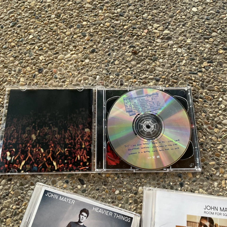 John Mayer 3 CD Lot - Heavier Things, Room for Squares, Any Given Thursday Foto 2 de 4