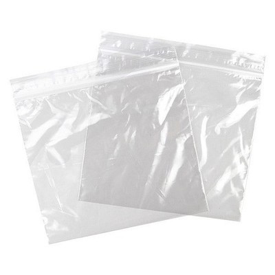 Clear Reclosable Zip Bag Plastic Packing Seal Top Packaging Poly Lock 1.15 Mil