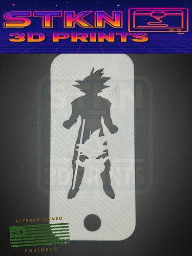 🎨Amine Art Goku Multi Use Stencil for Walls Cars T-shirts Crafts and more - Picture 3 of 4