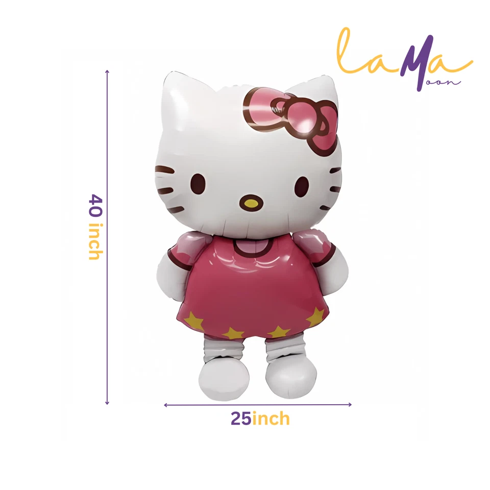 Extra Large Hello Kitty Balloon: 40" Birthday Party Decoration - Image 4 of 4
